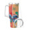 Ποτήρι Stitch40oz με λαβή και καπάκι από άχυρο, μονωμένο ποτήρι, μπουκάλι νερού από 3