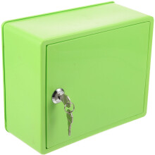 Outdoor garden storage box light green plastic with shelves