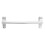 Non-Perforated Single-Bar Towel Rack Over-Door Holder 1