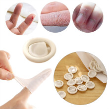 Anti-static latex finger cots white 200 pcs
