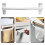 Non-Perforated Single-Bar Towel Rack Over-Door Holder 2