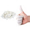 Anti-static latex finger cots white 200 pcs 5