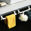 Non-Perforated Single-Bar Towel Rack Over-Door Holder 3