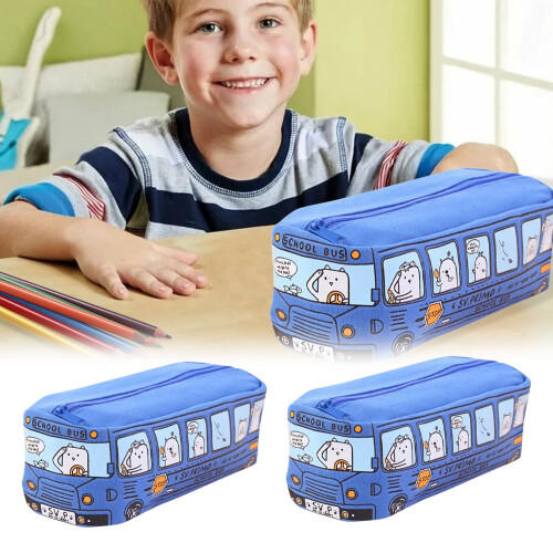 Giyblacko pen bag canvas small animal buses