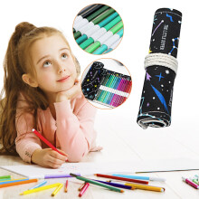 Night Sky Sketch Pencil Bag Canvas 12-72 Holes