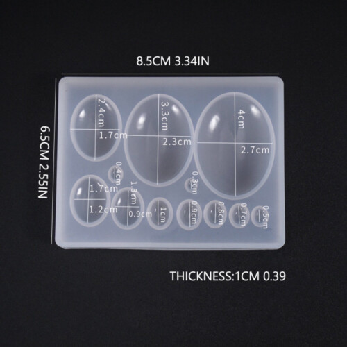 Silicone Crystal Epoxy Mould for DIY Gem Decorations 2