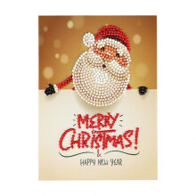 Décorations de Noël Fankiway, carte de vœux de Noël, cadeau DIY5D fait main, fête