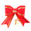 Christmas tree bow red and gold 6 pieces 1