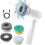 Electric Spin Scrubber Cordless with 4 Heads and Adjustable 2