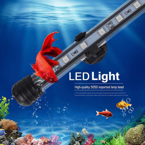 Submersible LED Aquarium Light Color Changing 1.2W 9-LED 2