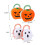 Ghost Candy Box Halloween Decoration Set of 5 6