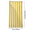 Strandhanddoek geel-wit gestreept microvezel 75x150cm 3