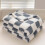 Soft Fuzzy Throw Blanket 30x40 Blue Plaid 2