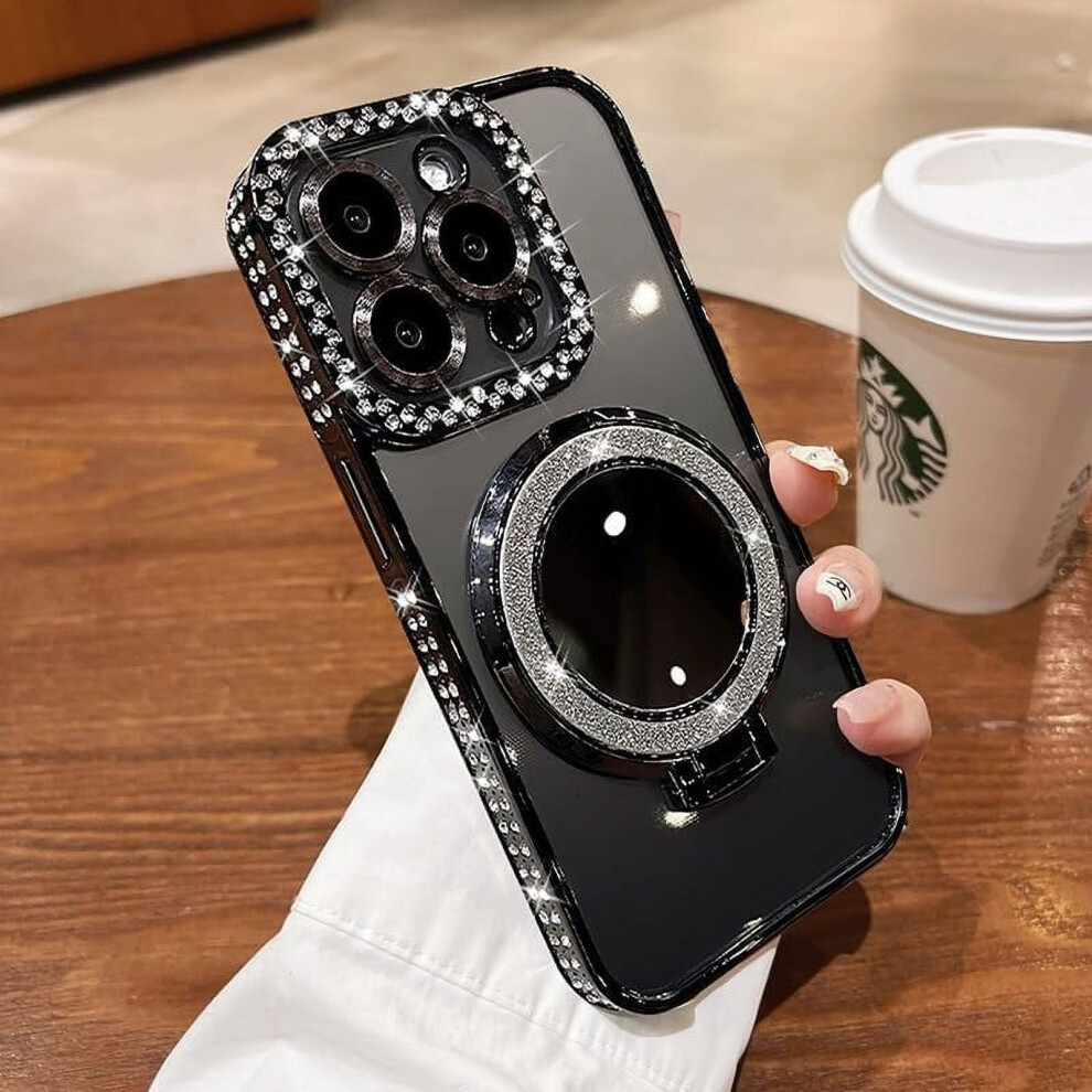Diamond Bumper Magnetic Kickstand Case For Iphone 12Â15 9362892736827