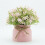 Lila künstliche Topfblumen, 1 Stück, Heimdekoration 5