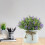Lila künstliche Topfblumen, 1 Stück, Heimdekoration 8