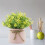 Lila künstliche Topfblumen, 1 Stück, Heimdekoration 7