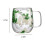 Klares, florales Doppelglas-Barset 3