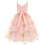 Flickklänning med broderad spets, rosa, 3-4 år 4