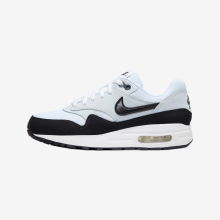 (UK5.5, Black/White) Nike Air Max 1 GS Kids' Lifestyle Sneakers