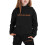 Mädchen Winter-Set mit Kapuzenpullover und Hose, Schwarz 4