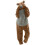 Bear Vuxen Helbiten Pyjamas Vinter Tjockare Brun 5