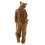 Bear Vuxen Helbiten Pyjamas Vinter Tjockare Brun 4