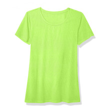 Neon Athletic Fit dame-yoga-t-skjorte med korte ermer, S-4XL