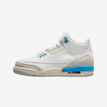 (UK4.5, White) Nike Air Jordan 3 Retro GS Kids' Lifestyle Sneakers