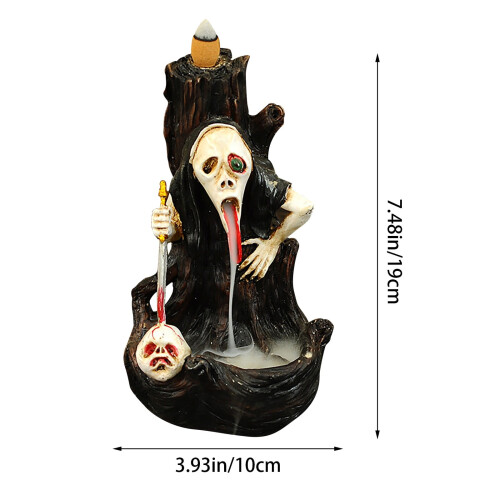 Desktop Backflow Incense Burner Resin Handmade 2