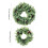 Eucalyptus Red Fruit Door Wreath Artificial 12in 5