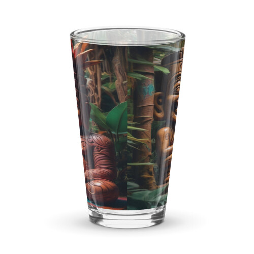 Tiki Satori pint glass 16 oz 2
