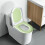 Toilet Seat Set EVA Foam with Handle 3-Piece 2