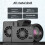 Camera Cooling System Quiet Camera Heat Sink Cooling Fan Semiconductor Radiator for / / 7