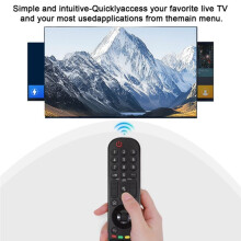 MR21GA Fernbedienung für TV Fernbedienung Ersatz mit Stimme für AKB76036509 43NANO75