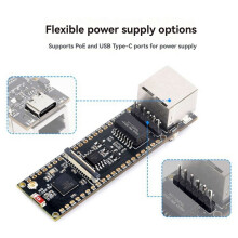 Placa de Desarrollo Ethernet ESP32-S3 con Módulo de Cámara y Módulo POE Interfaz de Carga de Placa de Doble Núcleo POE Tipo C