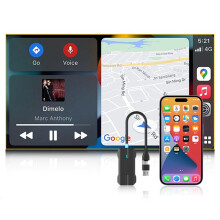 Carplay Wireless Adapter Converts Wired to Wireless CarPlay Dongle Plug Wireless Adapter Connect for