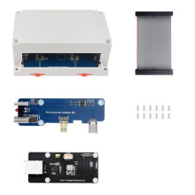 Isolated RS232/RS485/CAN/CAN FD Expansion Board for Raspberry Pi 4/5 Expands 2XRS485+1XRS232+1XCAN FD+1XCAN with Case C