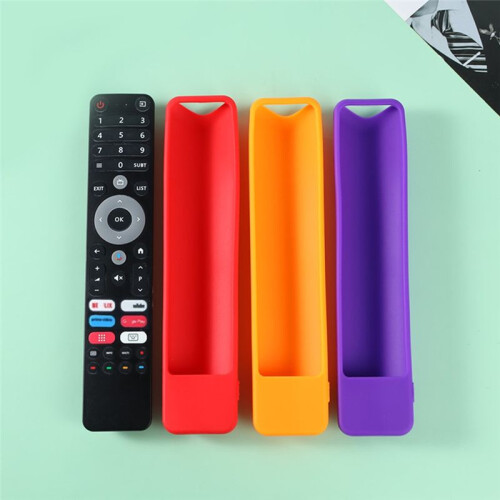 Silicone Protective Case for DEXP  CHIQ Remote Control  TV Remote Dustproof Sleeve Shockproof Cover Black 1