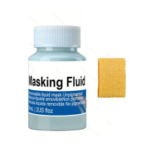 Easy Peel Vloeibare Latex Maskervloeistof, Tekengom voor Inkt, Gouache Schilderen en Illustratie, Benodigdheden voor Beeldende Kunst/Knutselen, 60 Ml