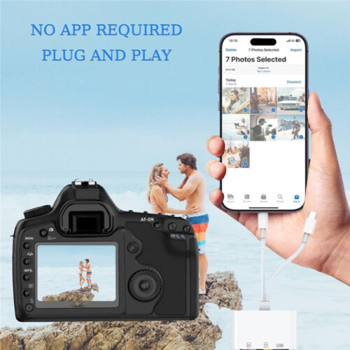 Card Reader for ,USB C and for  Interface Dual Port  Card Adapter, Memory Card Reader for Camera Adapter 2