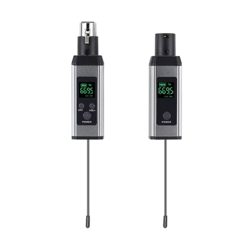 Wireless Microphone Converter Microphone Transmitter Receiver XLR Microphone Wireless System for Dynamic Microphone A