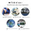 Dual-Channel Digital Oscilloscope 50M Sampling Rate High-Performance Handheld Small Oscilloscope 3.2Inch LCD Display 4