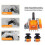 6 Pack TMR Effect Joystick Replacement for PS5 Controller 3D Analog Stick Thumbstick Anti-Drift Parts Repair Tools 2