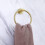 Towel Ring Brushed Gold 1 Pack Stainless Steel 7