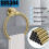 Towel Ring Brushed Gold 1 Pack Stainless Steel 4