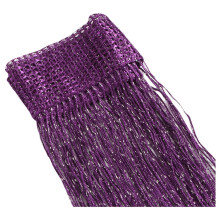Glitter Door Curtain with Silver Ribbon and Tassels