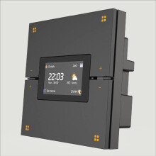 Tuya Home 3,5-Inch Menselijke Lichaamssensor Drukknop Scherm Wandschakelaar Zigbee Slimme Schakelaar Slimme Drukknop