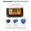 Solar Controller with  Hole 12V 11.1V 30A LCD Photovoltaic Charging Controller USB Charging Controller 5