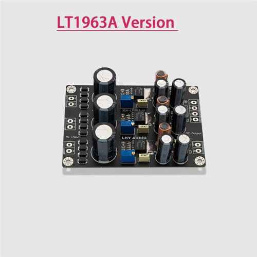 3-Way LT1963A Linear Regulated Power Supply Board for HiFi DIY RF DAC Amplifier OP MOS Version 2